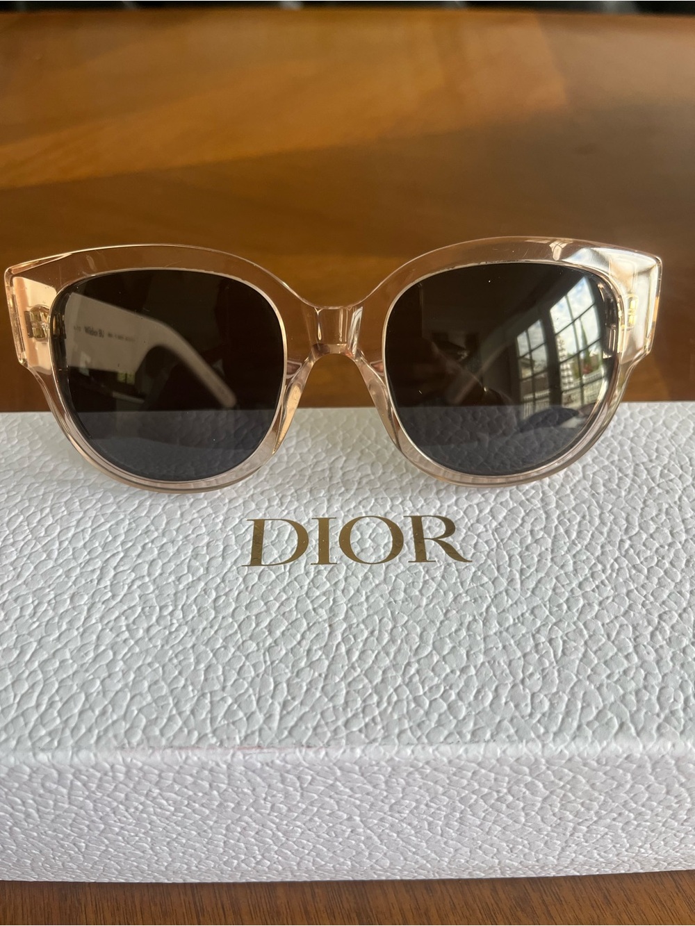 Christian Dior Wildior BU Sunglasses pink nude beige